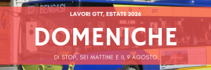 Autobus sostitutivo GTT diretto a Bengasi a Torino durante le chiusure estive della metropolitana 2026